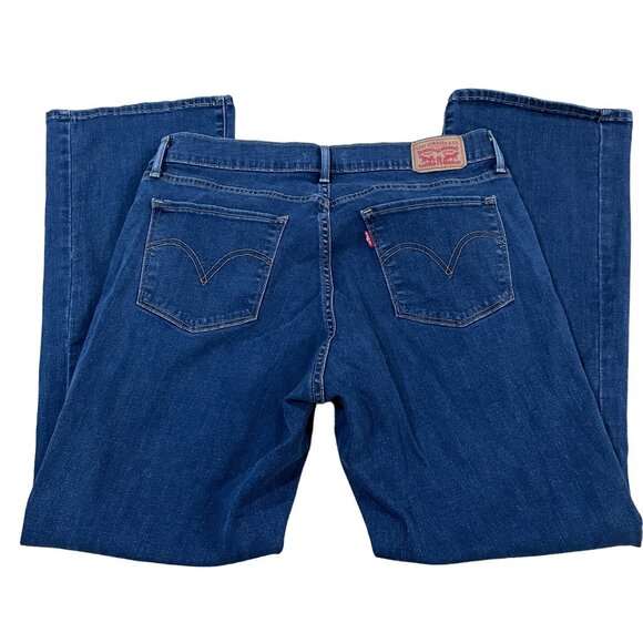 Levi's Curvy Bootcut Jeans Women's Size 32 Measuring 32x30 Western Style Comfort - Picture 2 of 8